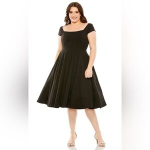 Mac Duggal 49784 NWT Cap Sleeve Square Neck Dress